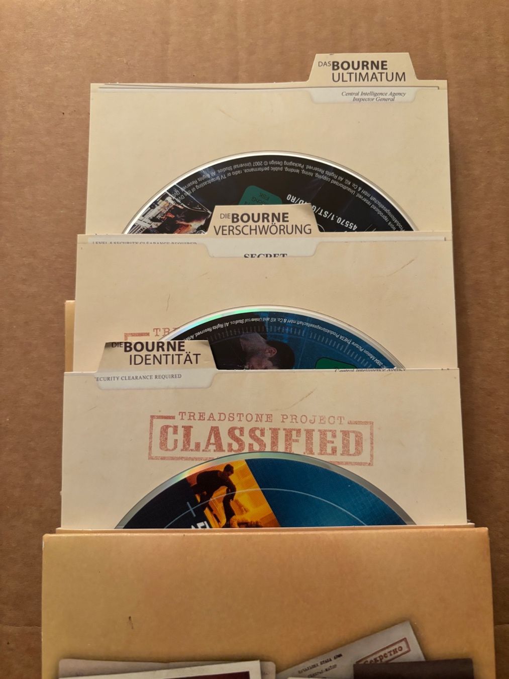 Tutti i DVDs: Die Bourne Akte aus Sammlung Action Agenten Matt Damon – Usato da Pfäffikon ZH venduto da Emporos_42 1