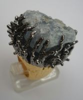 Aquamarin ungeschliffen Ring