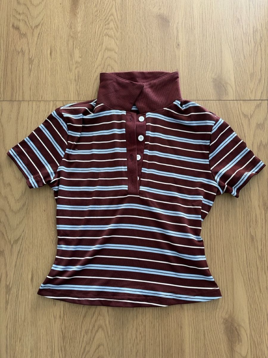 Magliette Polo: Polohemd dunkelrot/hellblau Gr.S NEU – Nuovo e nell'imballaggio originale da Schöftland venduto da nevio74