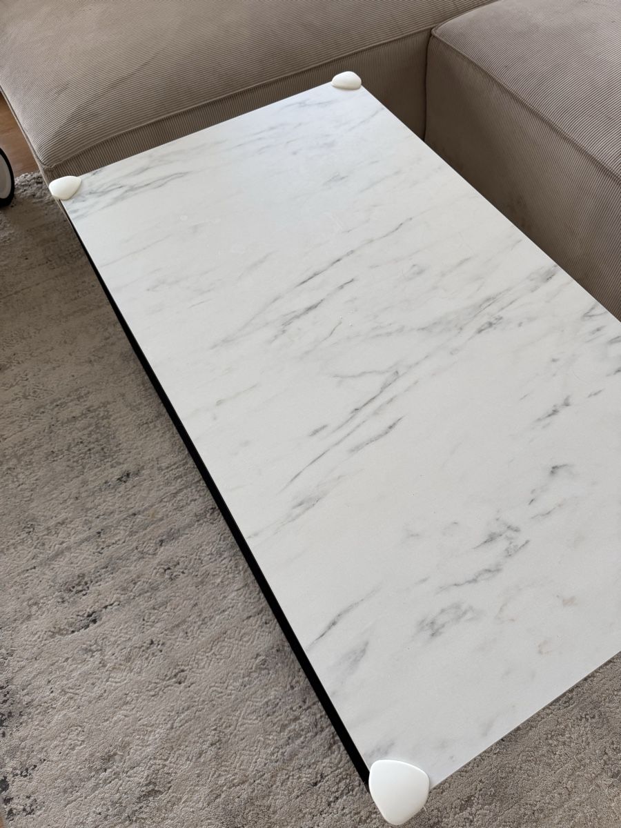 Tables: Couch table Marble Look Metal Frame 95x55x42,5 cm – D'occasion à Pratteln par phi_2b8n 2