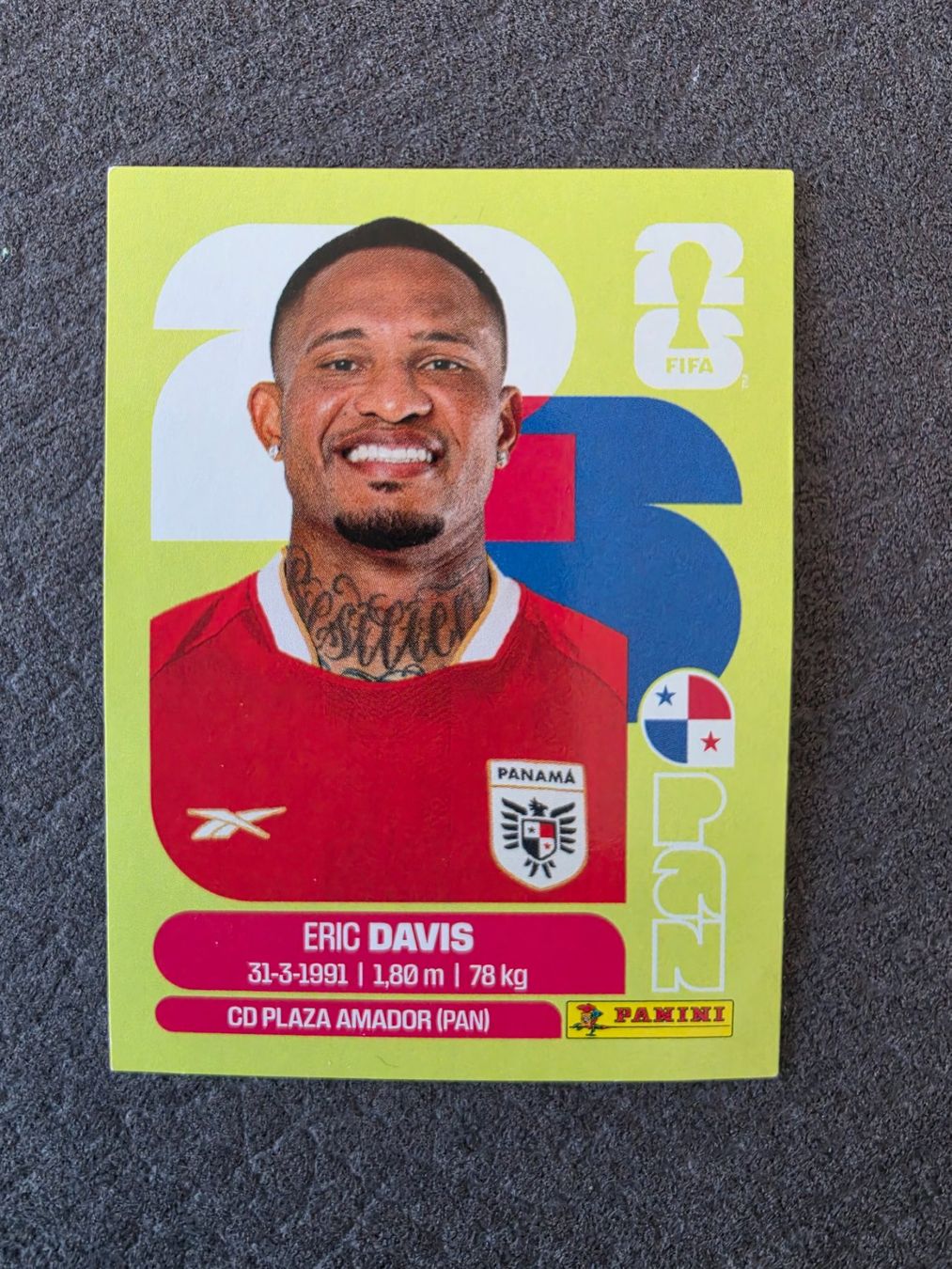 Aufkleber: Eric Davis - Panini Sticker - PAN 7 – Neu (gemäss Beschreibung) aus Beringen von Marcelly
