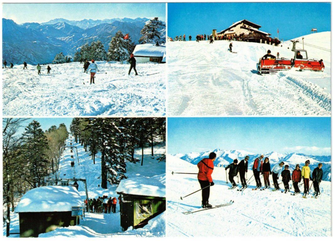 Ansichtskarten: Locarno - 4 Bild AK Cardada – Gebraucht aus Binningen von Mountainrider