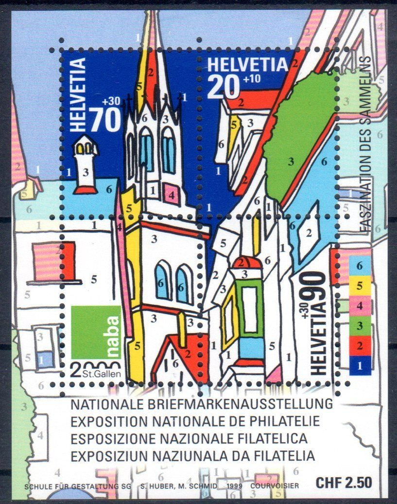 Alle Briefmarken: NABA ST. GALLEN ** POSTFRISCH ** BLOCK 2000 - UT89 – Neu (gemäss Beschreibung) aus Losone von EM2019
