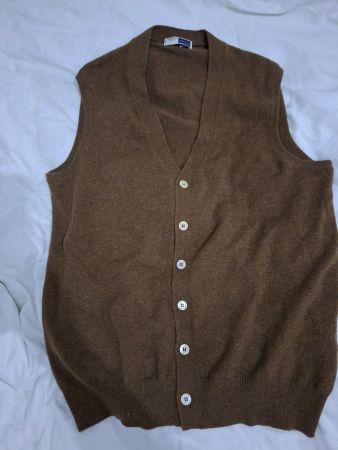 Neuer Weste Fedeli Strickjacke 100% Kaschmir 52 XL Luxusmark
