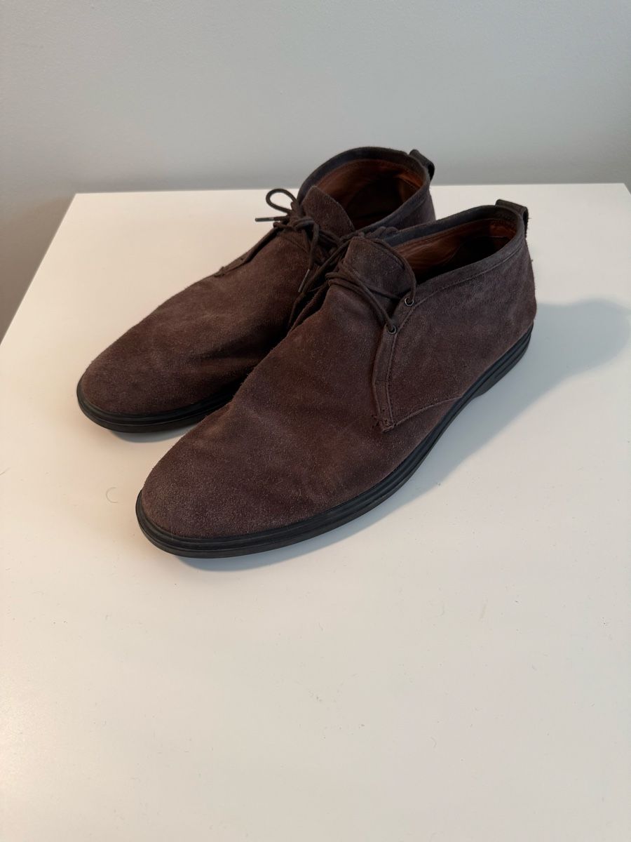 Scarpe da uomo: Peter Millar Brown Suede chukka boots Size 43 – Nuovo (secondo la descrizione) da Zürich venduto da Franciscoperez