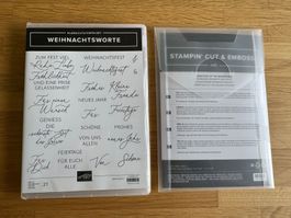 Stempelset "Weihnachtsworte" von Stampin Up / A