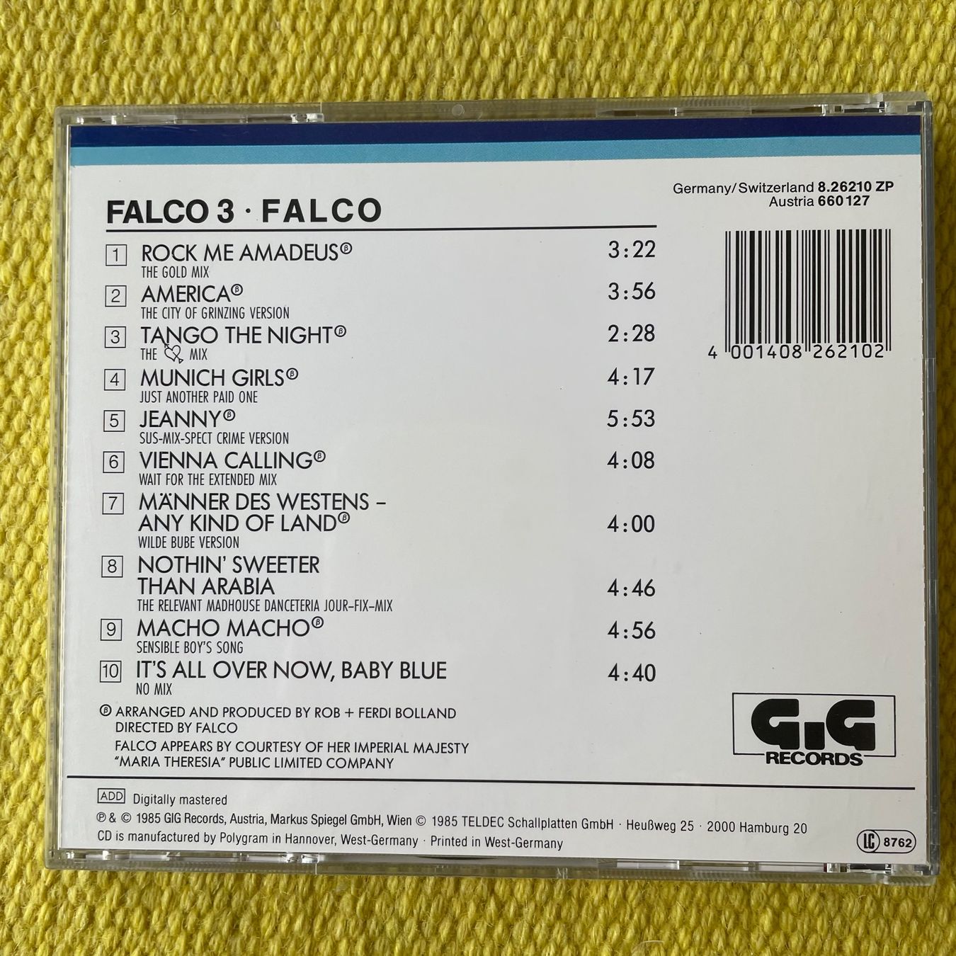 CDs: FALCO-FALCO 3 – Gebraucht aus Rorschacherberg von CD-Roli 1