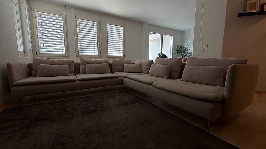 Divani: SÖDERHAMN Ecksofa 6-sitzig hellbeige – Usato da Rotkreuz venduto da ta_ti75 1