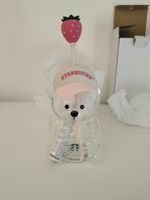 Starbucks Bearista Bear Cup Sommeredition mit Erdbeer Topper