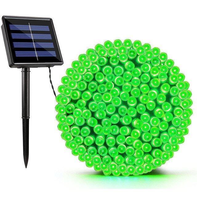LED Drahtlichterkette Mit Solar & Netzteil – 10m, 200 LEDs, IP65 Wasserdicht, Dimmbar