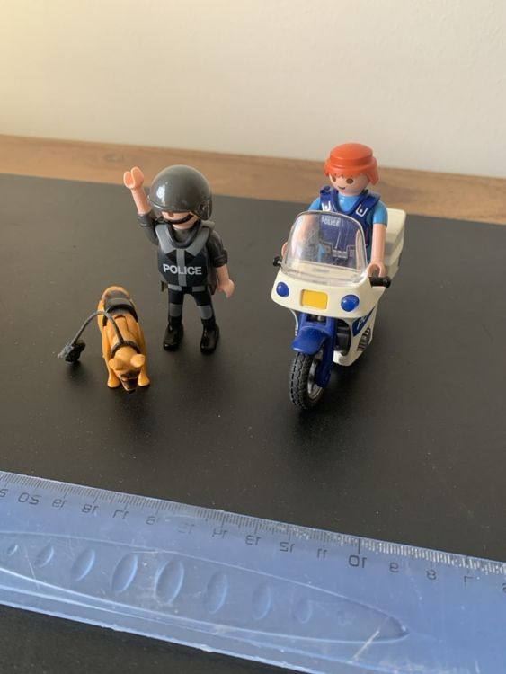 playmobil police motorbike