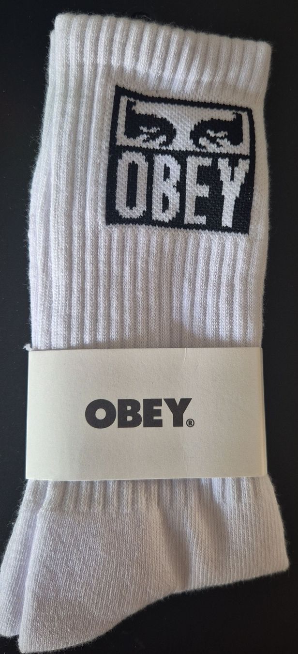 Socken: OBEY Socken weiss neu – Neu und originalverpackt aus ebikon von tho_52xf