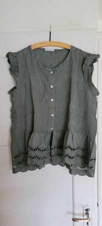 Leinen Bluse