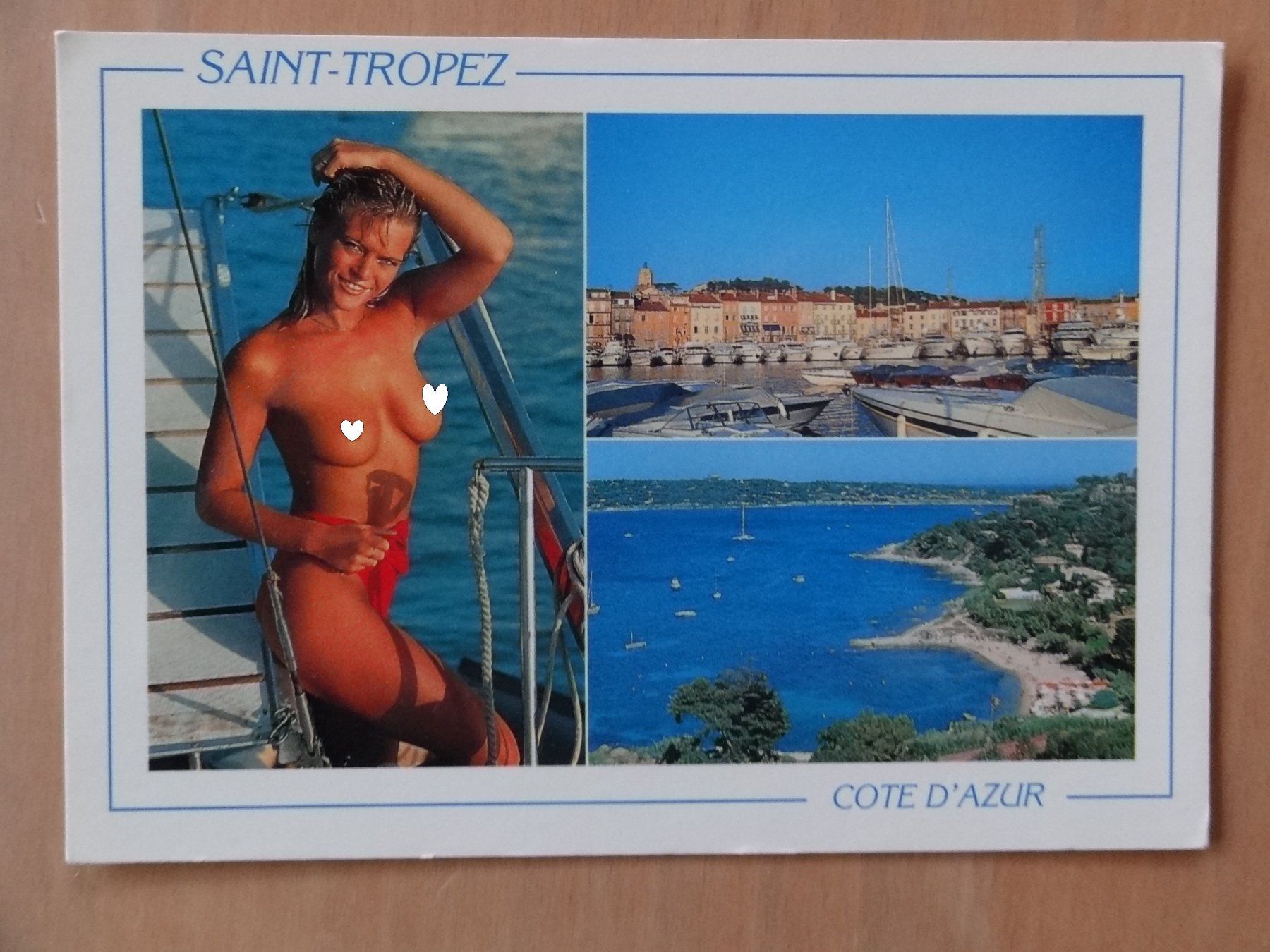Ansichtskarten: Erotik - AK - Saint-Tropez – Gebraucht aus St Léonard von Riglin