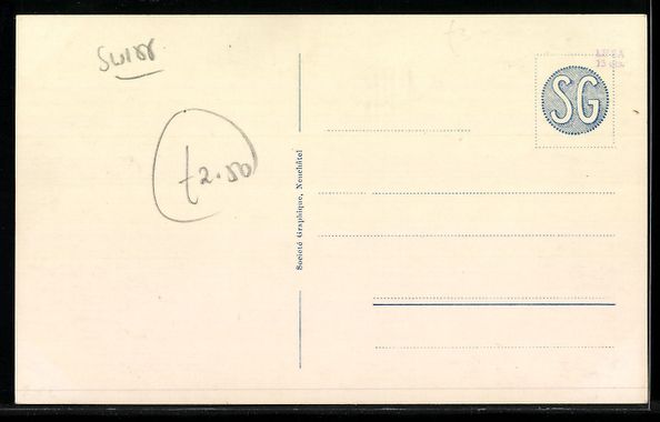 Cartoline postali: St. Blaise, Strassenansicht mit Häusern – Usato da Berlin venduto da bartko-reher 1