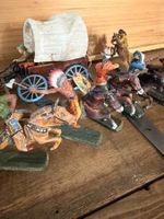 102 Komplettset Antike Wildwest-Figuren Cowboys & Indianer!!