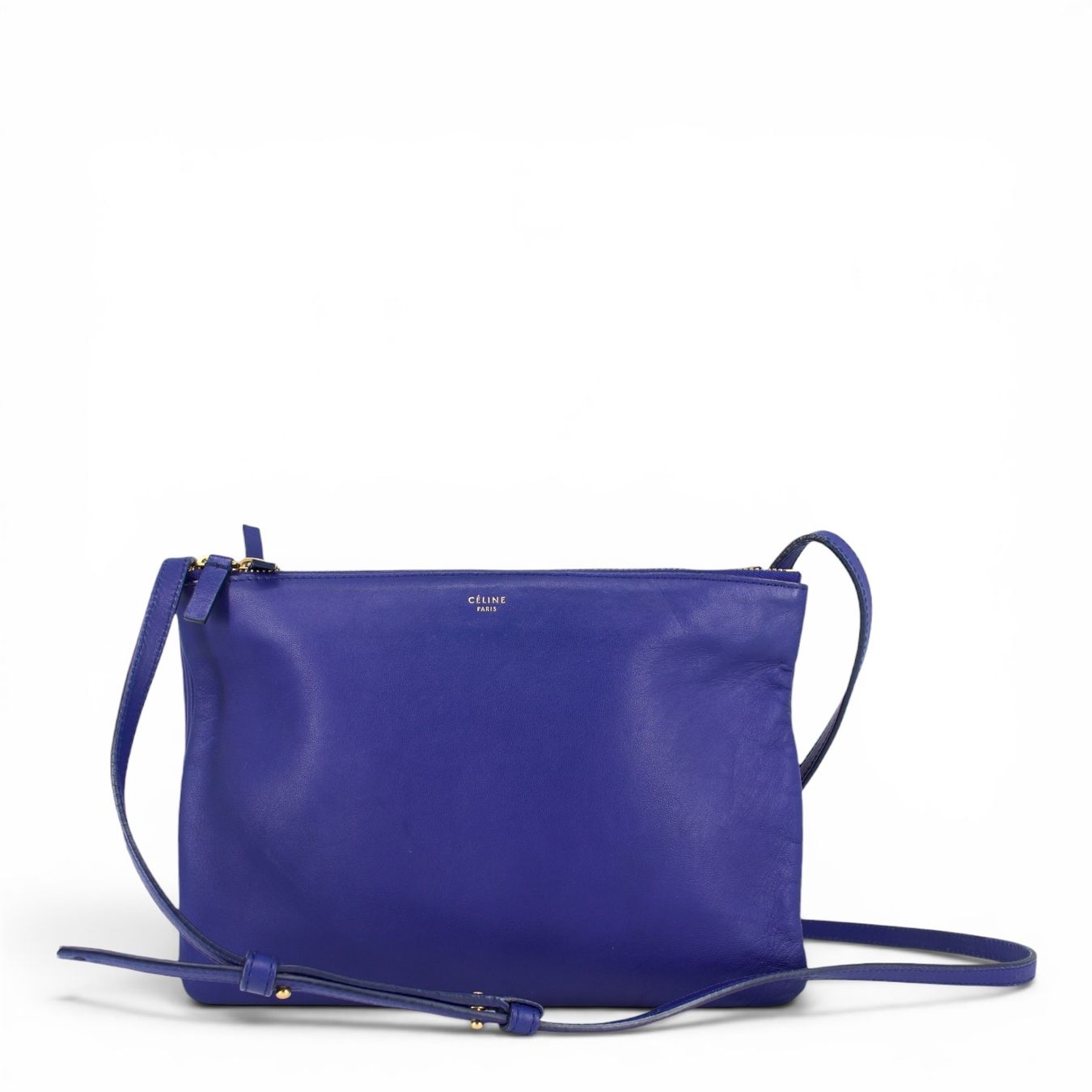 Celine Borse da donna: Céline Large Trio blau – Usato da Binningen venduto da Designerlabels