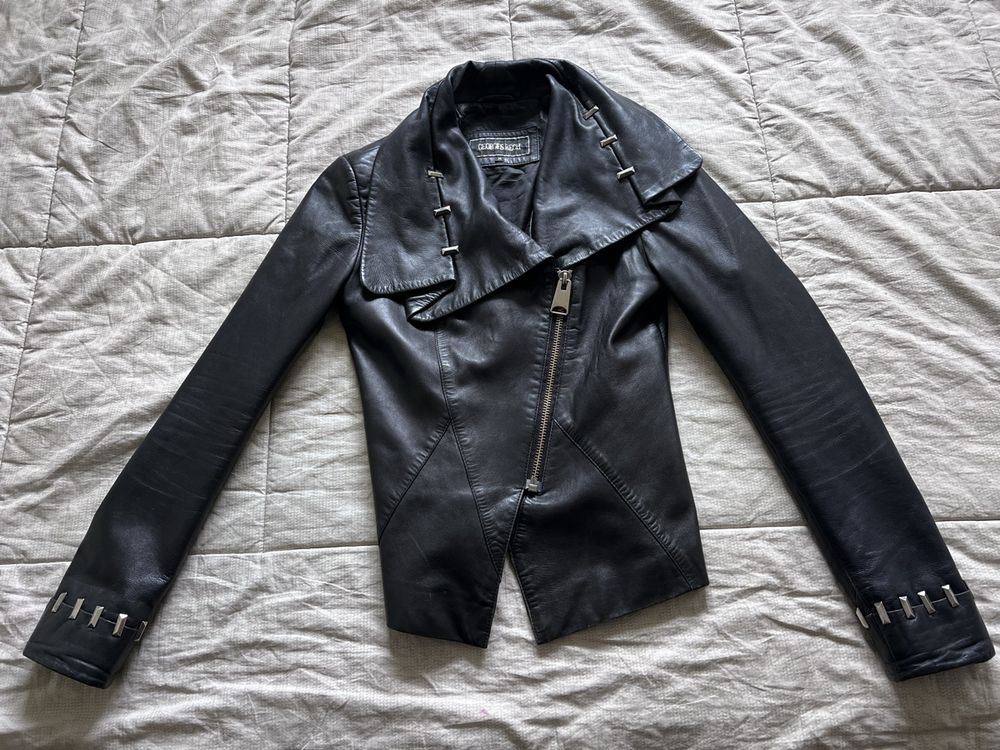 Leather Black Jacket Slim George Rech (Gebraucht) in Basel für CHF 50 ...