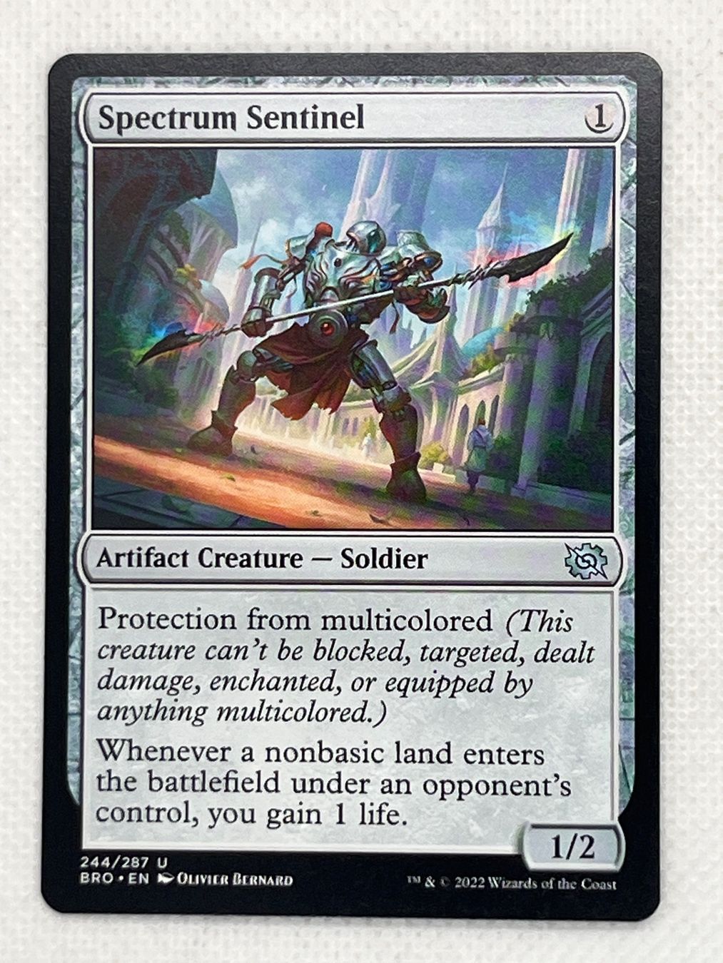 Magic The Gathering Carte collezionabili: MTG Spectrum Sentinel BRO 244 Uncommon Englisch – Usato da Hinterkappelen venduto da Kim1992