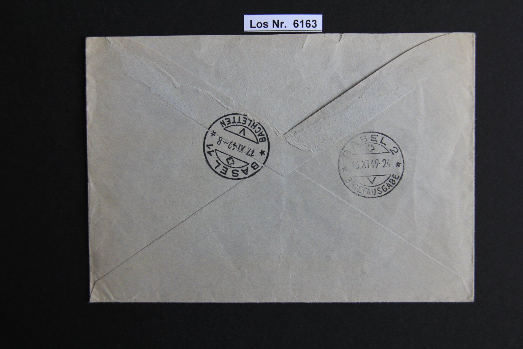 Tutti i francobolli: FL Brief 1949                                       Los 6163 – Usato da Volken venduto da jukon65 1