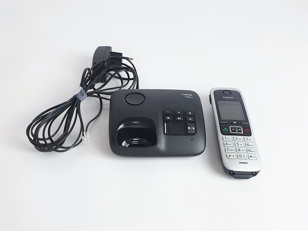 Gigaset C430A GO Telefono DECT Ibrido (Analogico E VoIP) Con Segreteria - Versione Tedesca - Solo Per Germania