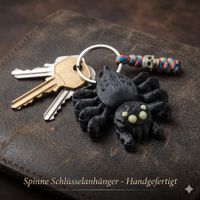 🕷️ Artikulierte Spinnen-Schlüsselanhänger