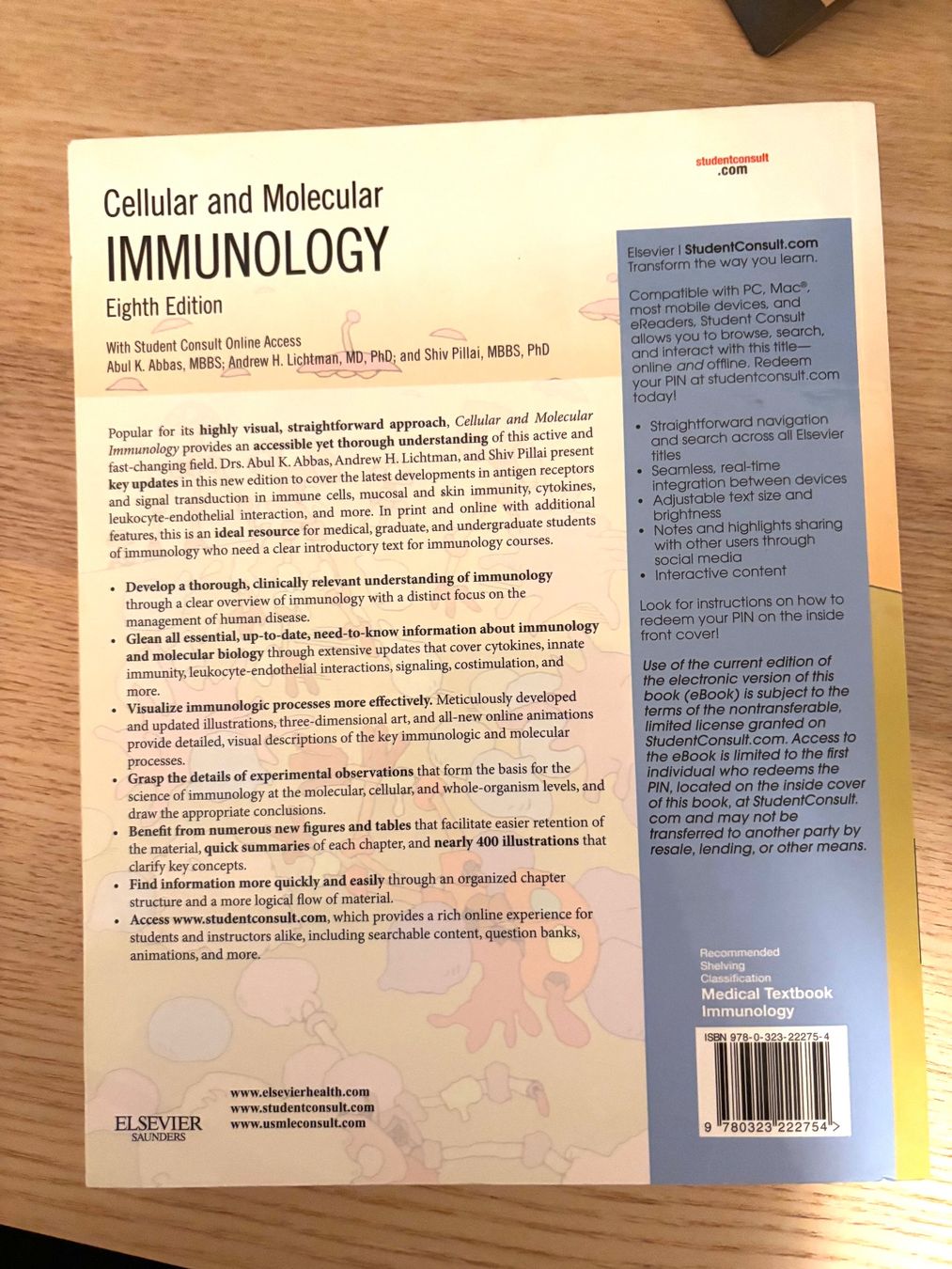 Libri: Cellular and Molecular Immunology (8th Edition) – Usato da Münchenbuchsee venduto da ric_rdn8 1