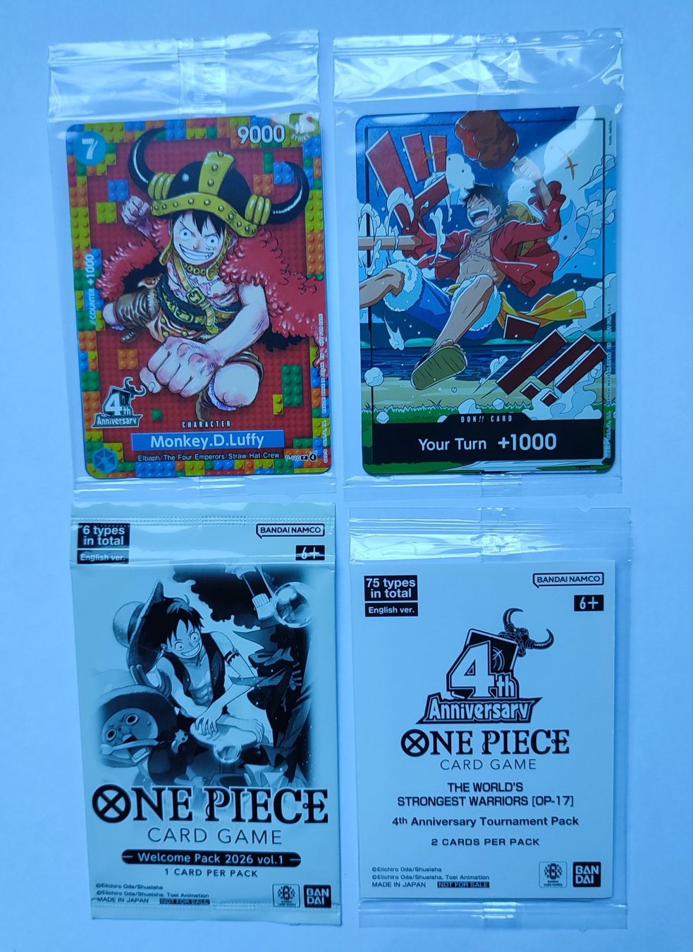 Cartoline: Lot 4e Anniversary One Piece – Usato da Onex venduto da ale_x5cl
