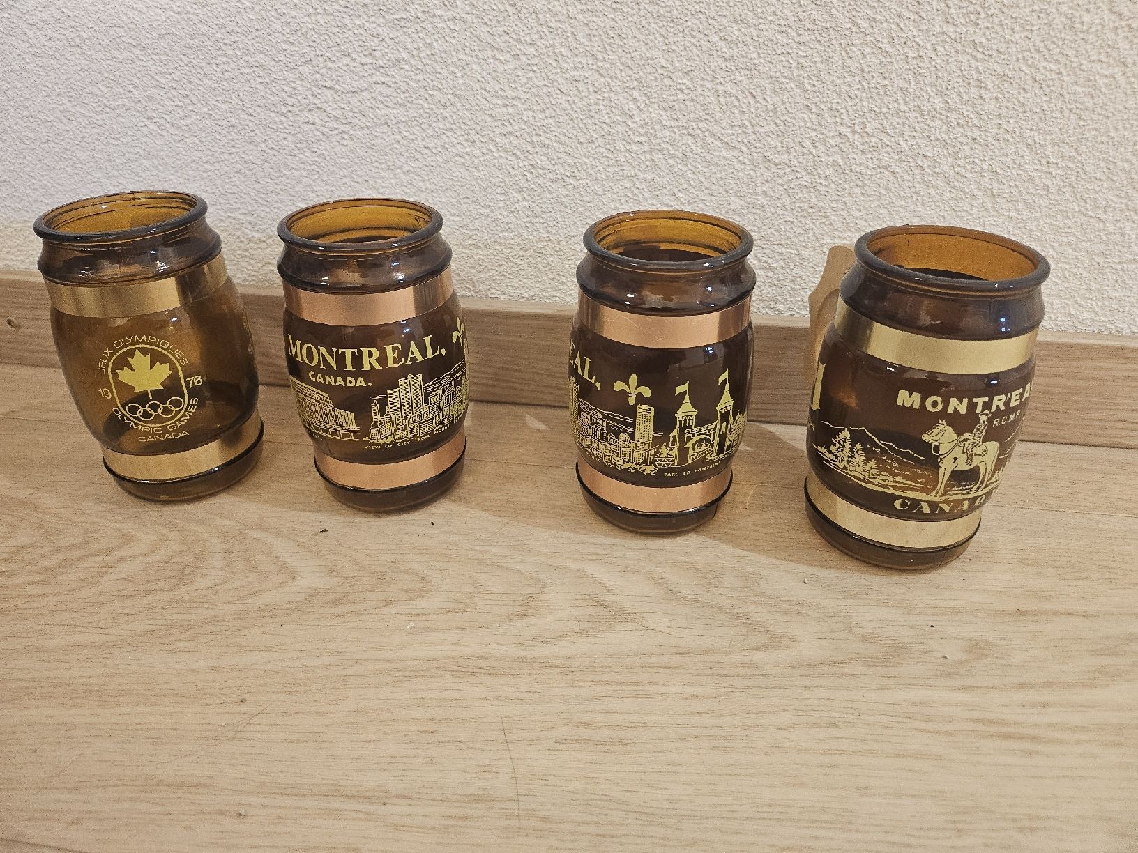 Gläser: 4 chopes de collection Montréal Canada vintage – Gebraucht aus La Joux FR von car_ck96 1