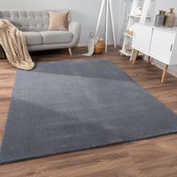 TOP PREIS!  Teppich Uni Antrazith NEU 160x220