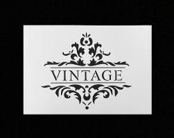 Malschablone Shabby Chic