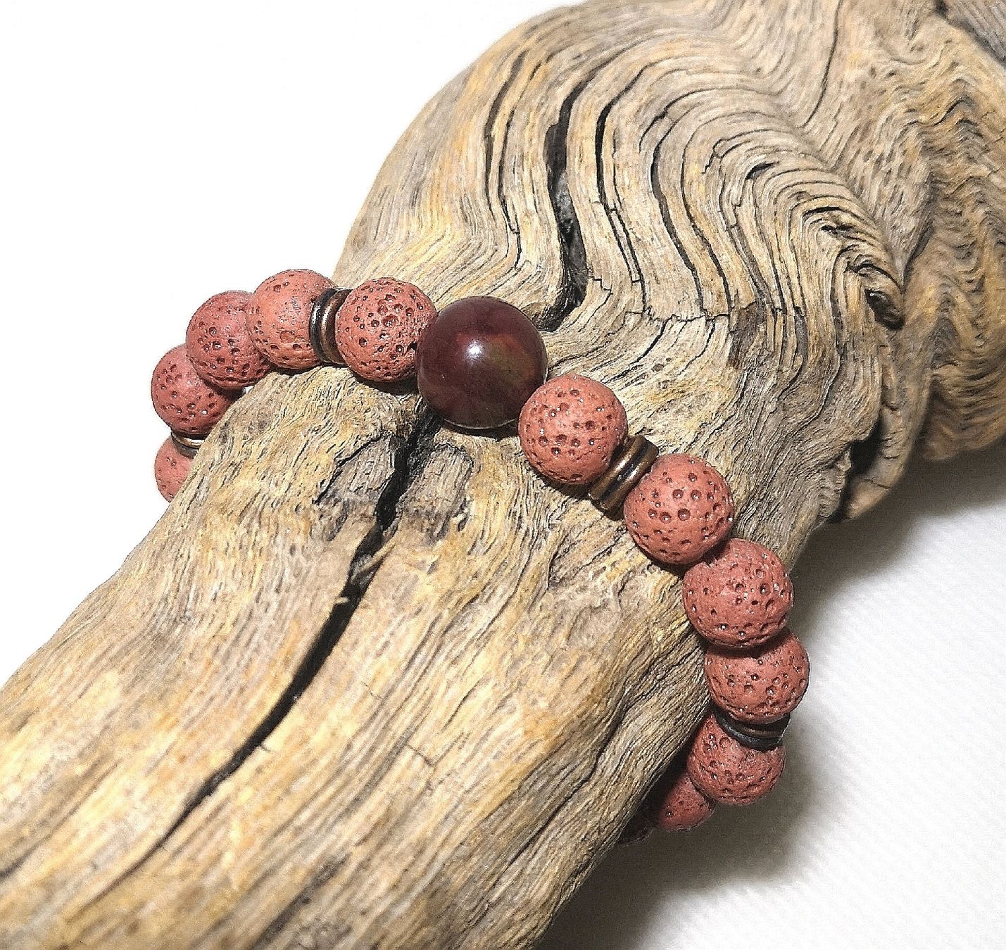 Bracciali & Braccialetti: altrosa Lavastein Armk. - Spendenaktion – Nuovo (secondo la descrizione) da Unterkulm venduto da Nachtigall 5