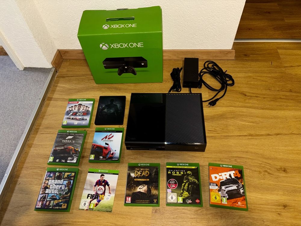Xbox One mit 9 Spielen, ohne Controller Kaufen auf Ricardo