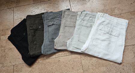 6 Stk. Herren Leinenhose Gr.33, ungetragen - Top Zustand!