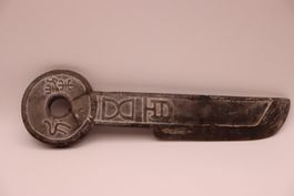Antiker chinesischer Zeremonialschlüssel Stein 22 cm Ethno R