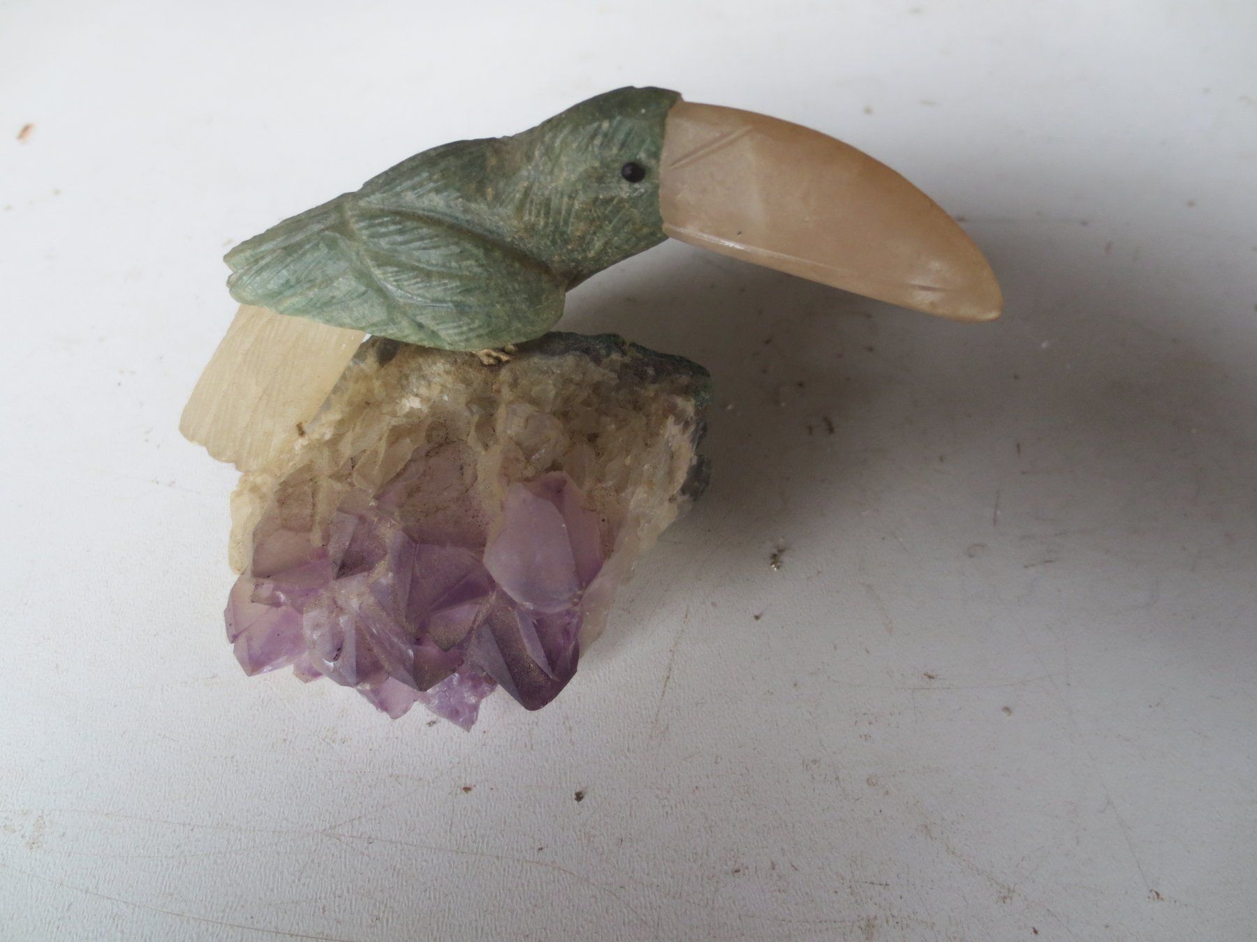 Mineralien & Heilsteine: Amethyst Vogel – Gebraucht aus Weier im Emmental von waefler03 1