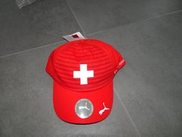 Puma Cap Credit Suisse Rot           * Neu *