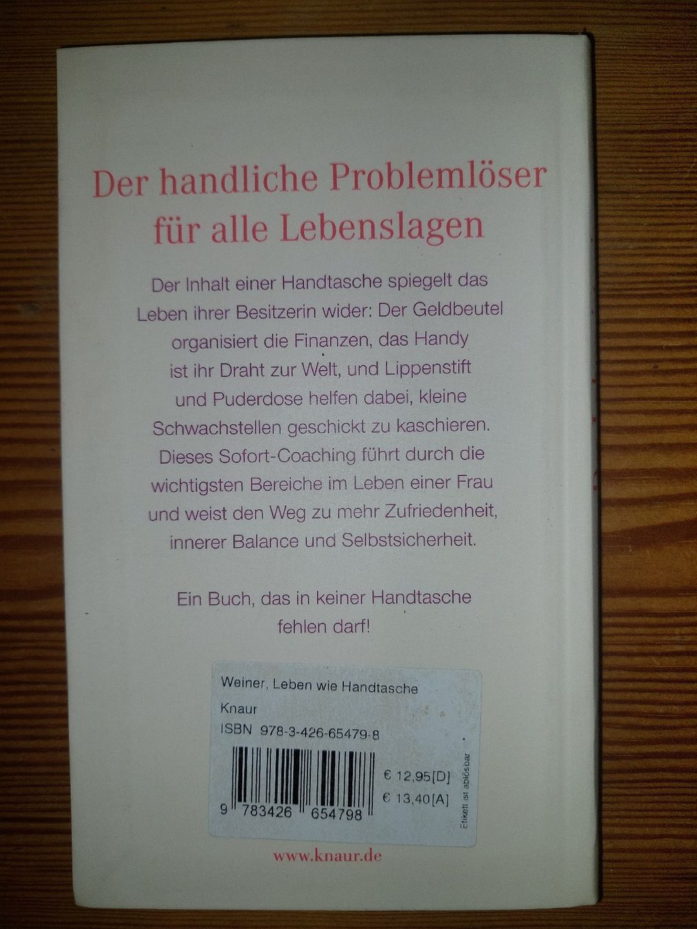Livres: Das Leben ist wie eine Handtasche Buch – D'occasion à Brunnadern par Oheshh 1