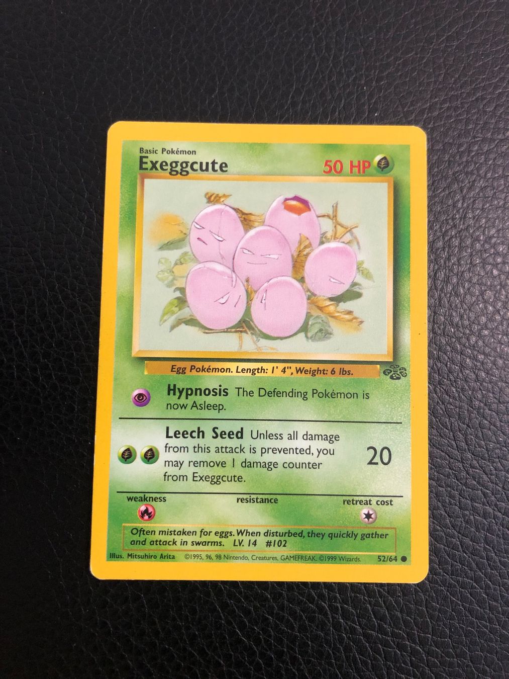 Pokémon Carte collezionabili: 1999 Jungle Exeggcute 52/64 Ab 1 – Usato da Paradiso venduto da Pkmn10