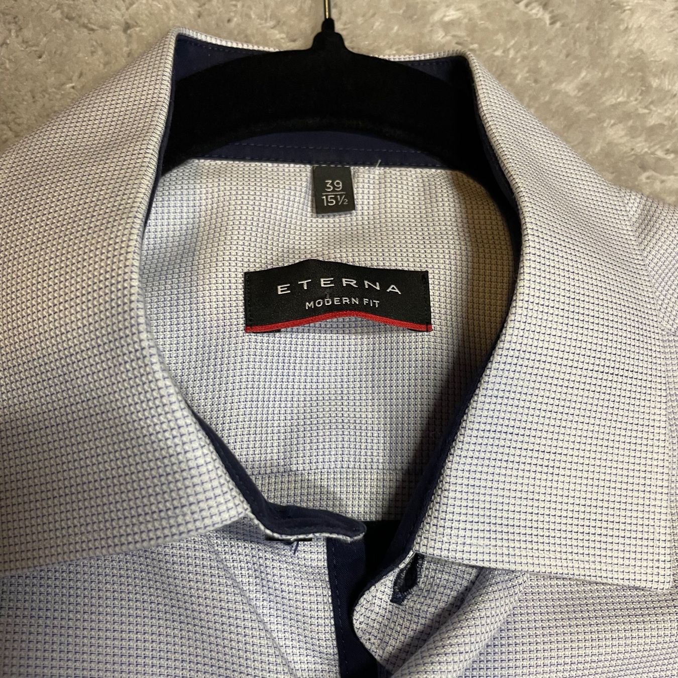 Eterna Camicie: Eterna Kurzarmhemd Modern Fit 39 Hellblau neuwertig – Usato da Bubikon venduto da SwissSecondLife 5