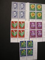 1961, 4er BLOCK SATZ, PRO JUVENTUTE MIT TABS, POSTFRISCH /**