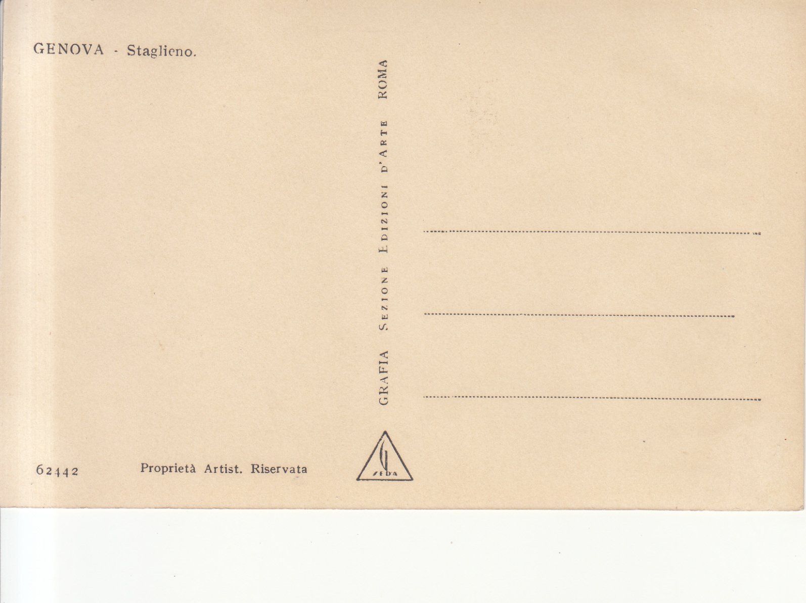 Cartoline postali: Genova ca. 1930 – Usato da Bürglen TG venduto da StampGraf 1