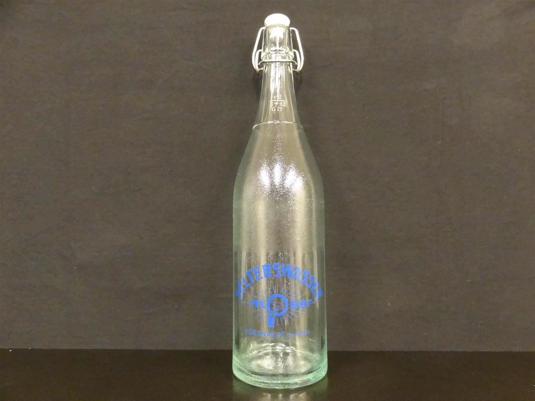 Gläser, Krüge & Flaschen: alte Flasche SELTERSWASSER MOSER 1960 – Gebraucht aus Kerzers von Flaschenposten