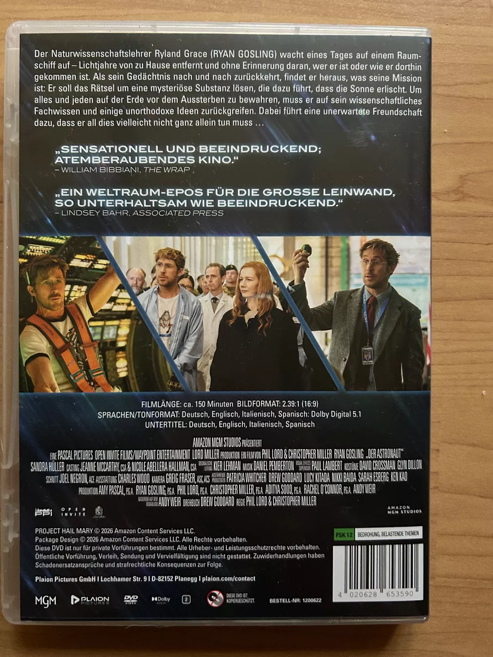 Tutti i DVDs: Der Astronaut – Usato da Riemenstalden venduto da engels_z 1