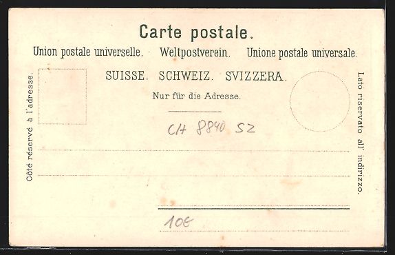 Cartes postales: Litho Einsiedeln, Kloster Einsiedeln, Kl – D'occasion à Berlin par bartko-reher 1