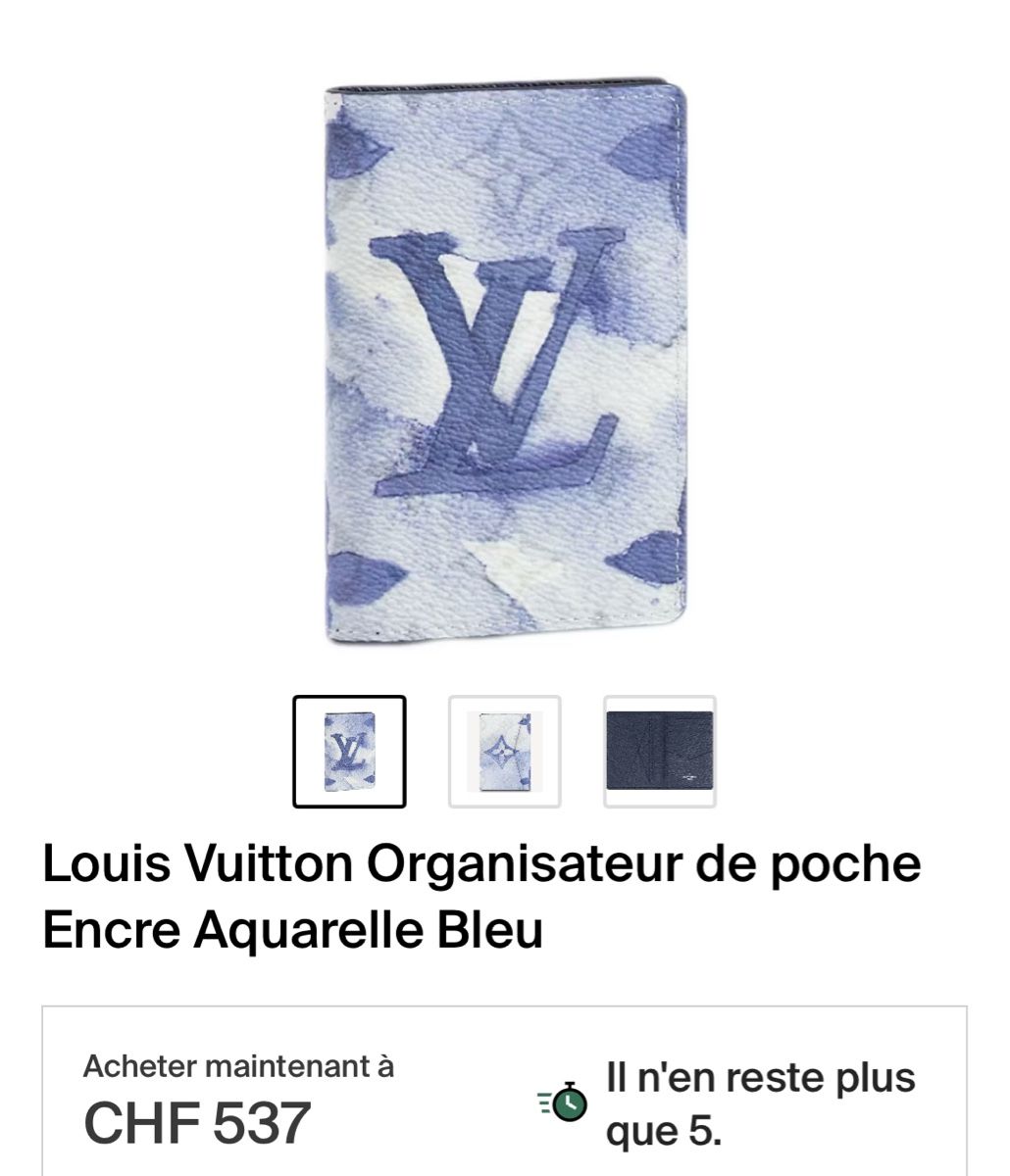 Louis Vuitton Portafogli: Louis Vuitton pocket organizer – Nuovo (secondo la descrizione) da Conthey venduto da Adriatique 3