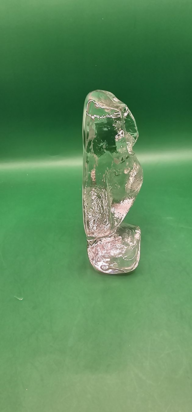 Statuette: Grosse Glas Eule Paperweight Figur – Usato da Zürich venduto da Daniela51 1