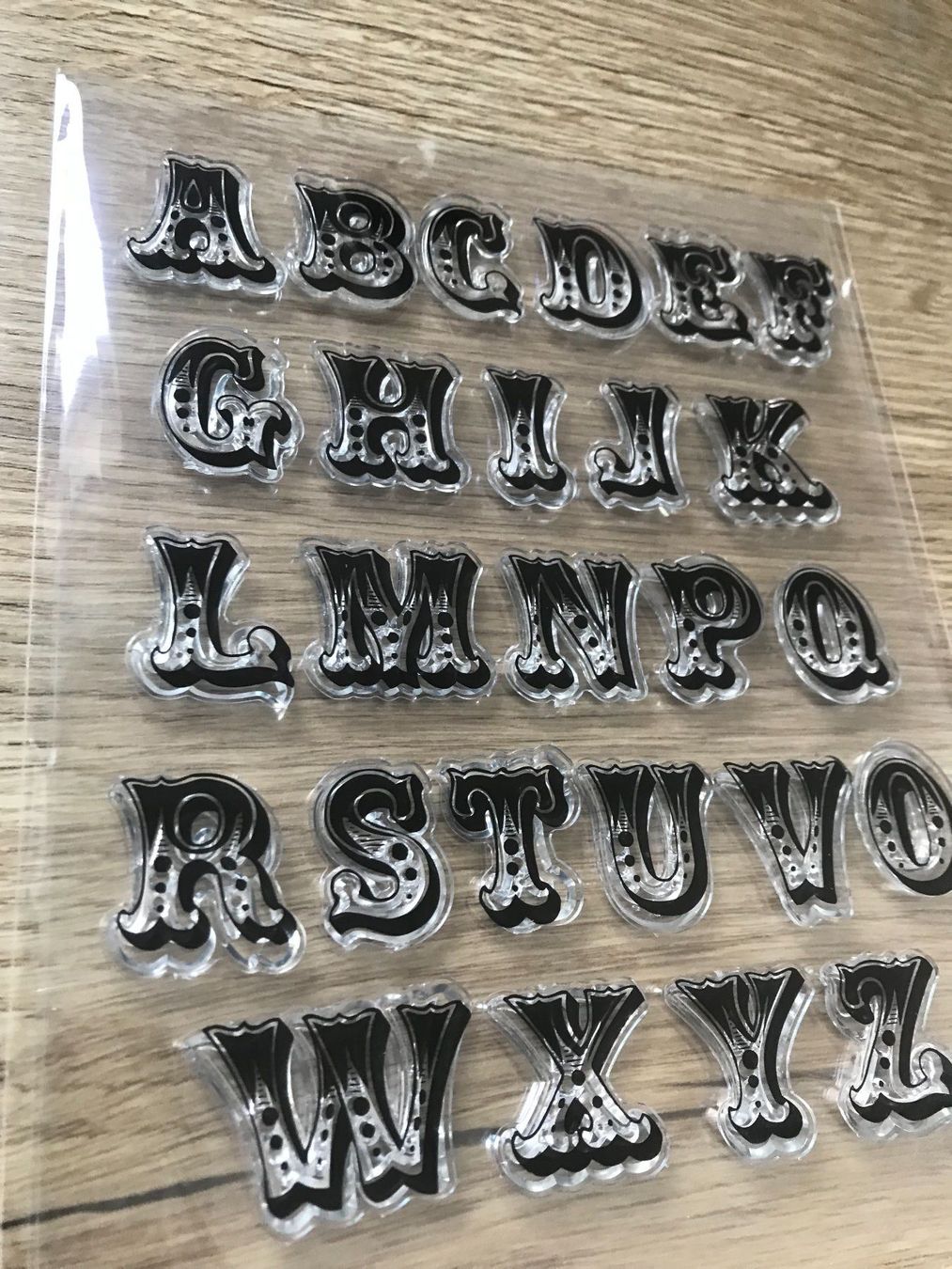 Timbri: Neues Set Motivstempel  Buchstaben NEU – Nuovo e nell'imballaggio originale da Effretikon venduto da wenuss 2