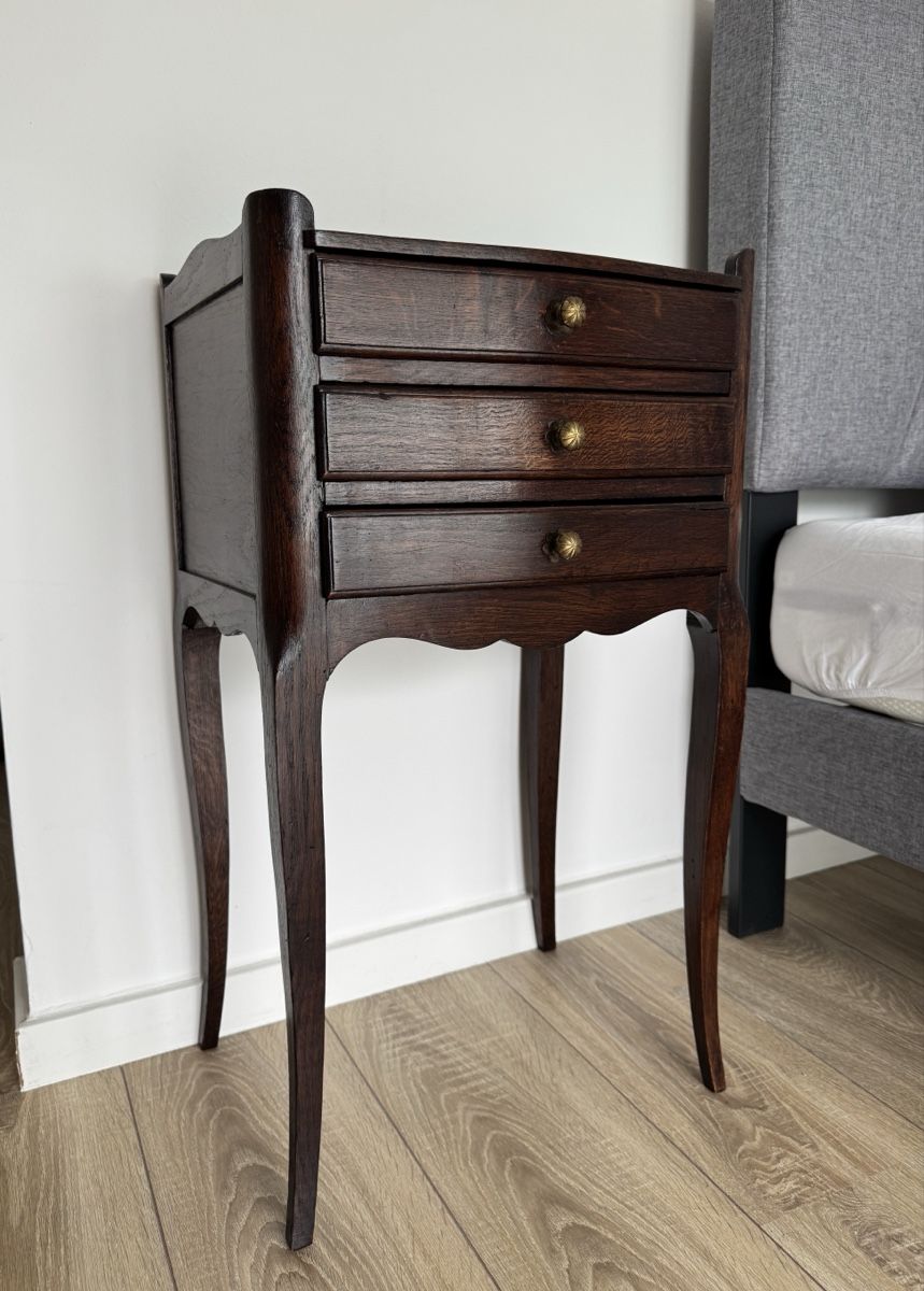 Alle Dekorationen: Vintage Holz Nachttisch  – Gebraucht aus Binningen von Eldissa 3