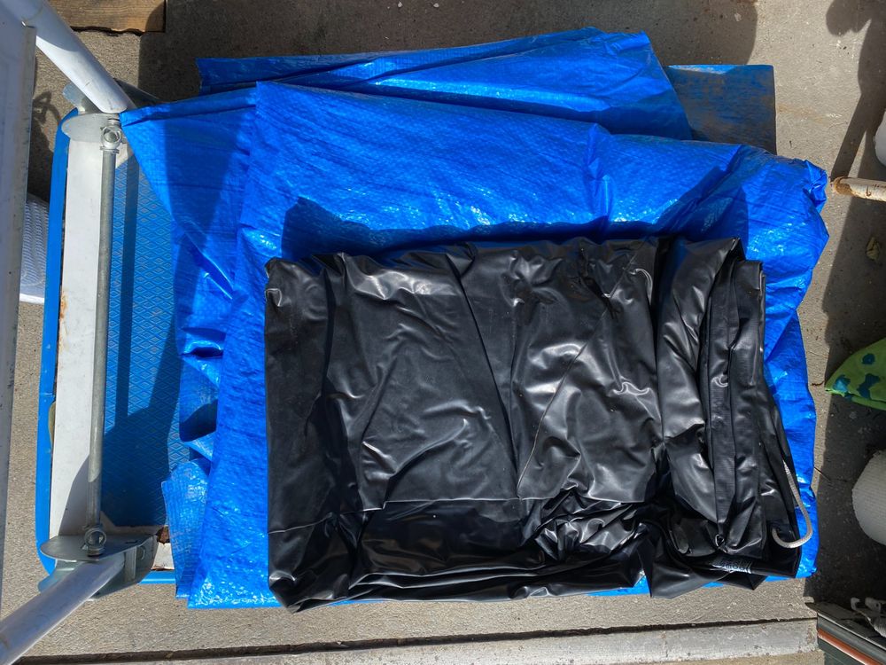 4x9 Fuß Tyvek Plane Bodenplane Zelt Stellfläche Mit 6